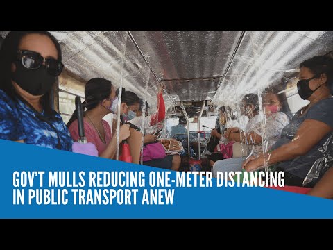 Gov’t mulls reducing one-meter distancing in public transport anew