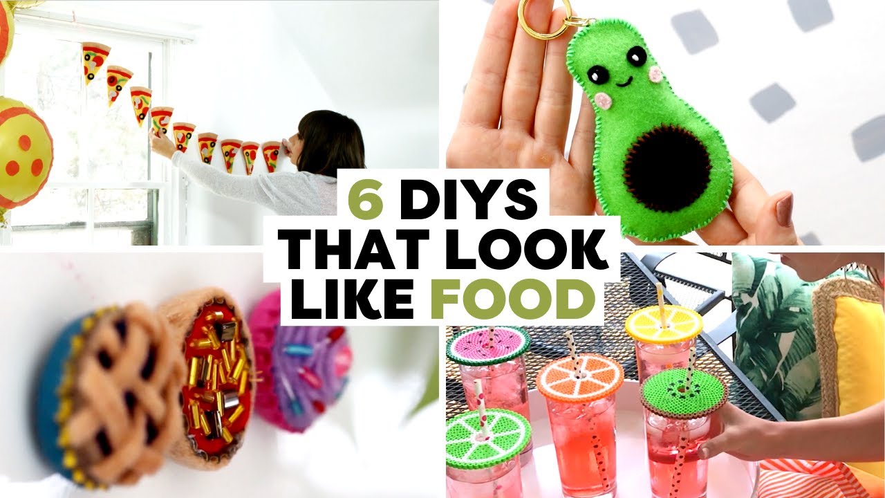 6 Crafts That Look Like Food 🍕 - YouTube