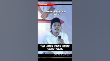 pengajian Gus Iqdam tiap orang punya bagian masing-masing #gusiqdam #pengajian