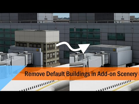 Tutorial - Come rimuovere Edifici predefinite, vie di rullaggio, ecc .. mostrando in Add-on Paesaggio in P3Dv5