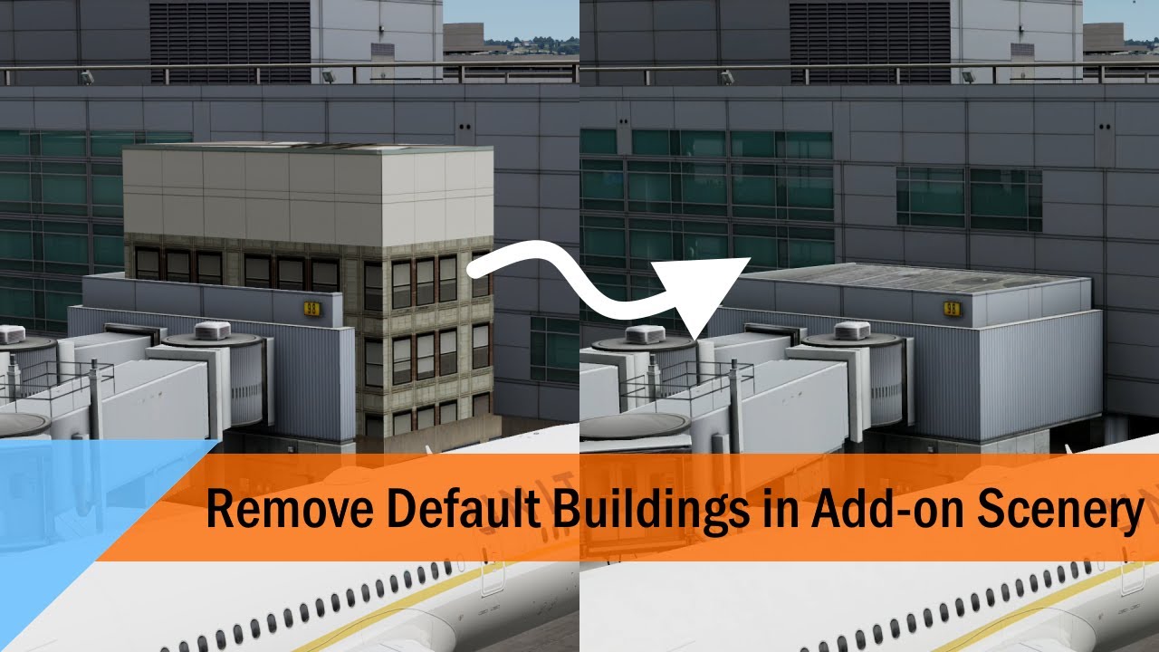 Tutorial How To Remove Default Buildings Taxiways Etc Showing Up 