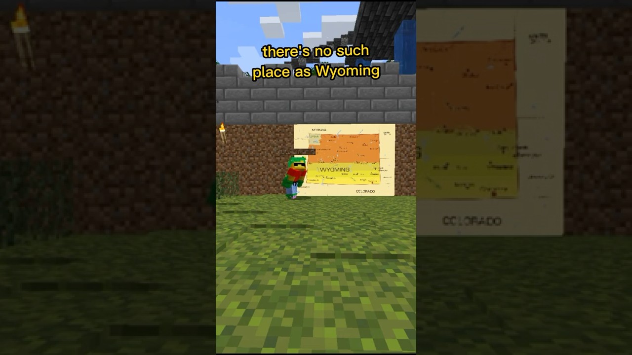Wyomings not real #minecraft #mcyt #minecraftmemes #smallstreamer