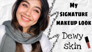 Hiba farook's daily makeup | makeup for beginners | dewy makeup|