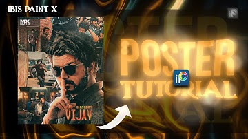 Poster making in ibis Paint X | Android/iOS | Tutorial - #Poster