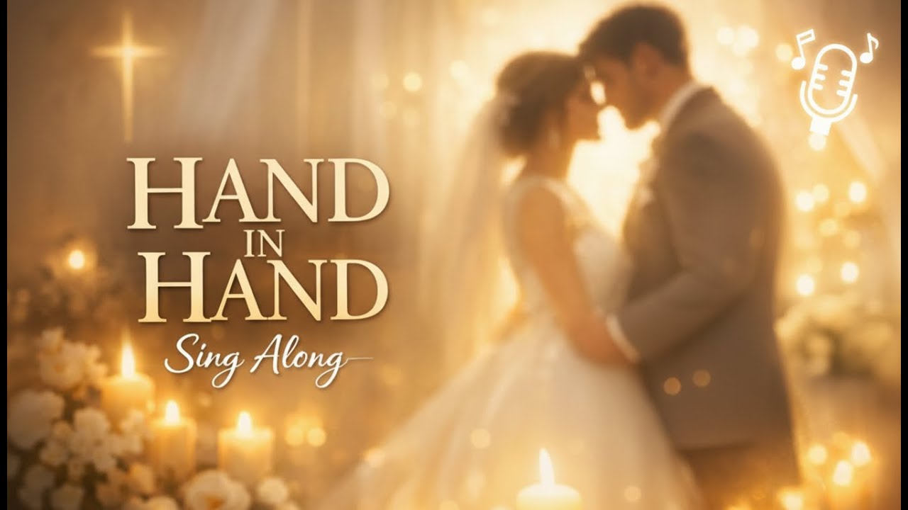 Hand in Hand (KARAOKE Version) 💖 | Christian Wedding Song for First Dance & Ceremony