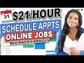 Get Paid $21/Hour to Work-from-Home as an Appointment Scheduler - Beginner-Friendly - Apply Today!