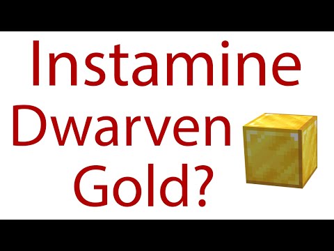 How to instamine Dwarven Gold | SkyBlock | Hypixel | Minecraft