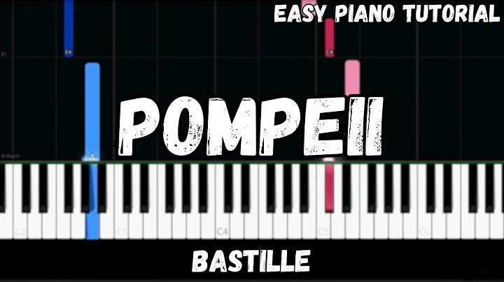 Pompeii Piano version - Piano performance video thumbnail