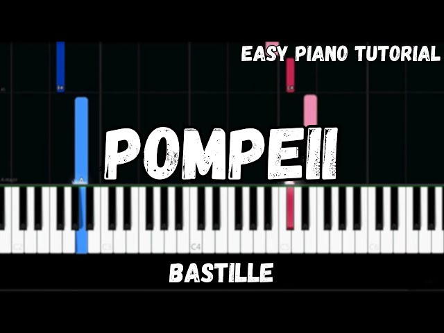 Bastille - Pompeii (Easy Piano Tutorial) class=