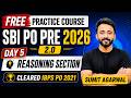 Day 5 | FREE SBI PO Prelims 2026 Practice Course 2.0 | Sumit Agarwal (Cleared IBPS PO 2021 )