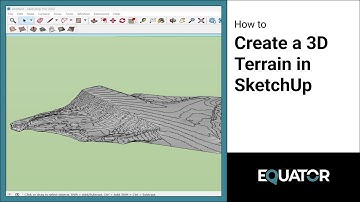 Creating a 3D Terrain in SketchUp using Elevation Data