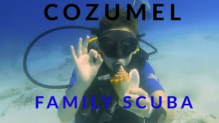 Cozumel scuba diving with kids