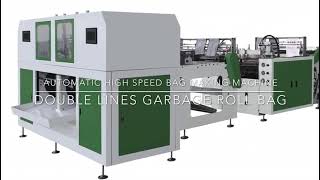 Garbage Bag Roll Making Machine Sealing and Rewinding machine