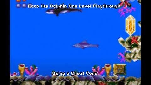 Ecco the Dolphin One Level Playthrough using a Game Gear Cheat Code :D #GameGear #Sega #CheatCodes