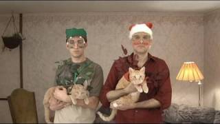 Christmas Laser Beam Cats