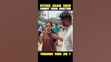 VITEEE EXAM 2025 | VITEEE Exam Reaction 2025 #viteee2025 #vitvellore