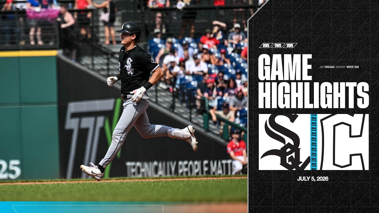 HIGHLIGHTS: White Sox Lead the AL Central After Series Split in Cleveland (7.5.26)