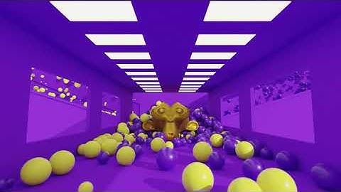 Blender 2.9 Particle Slow Motion (Molecular add-on)