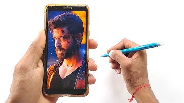 Hrithik Roshan drawing from War 2 movie,  Outline Tutorial
