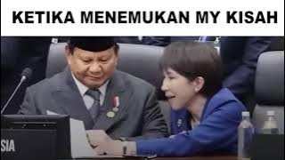 Presiden saja menemukan my kisah ( Momen Prabowo & PM Jepang )