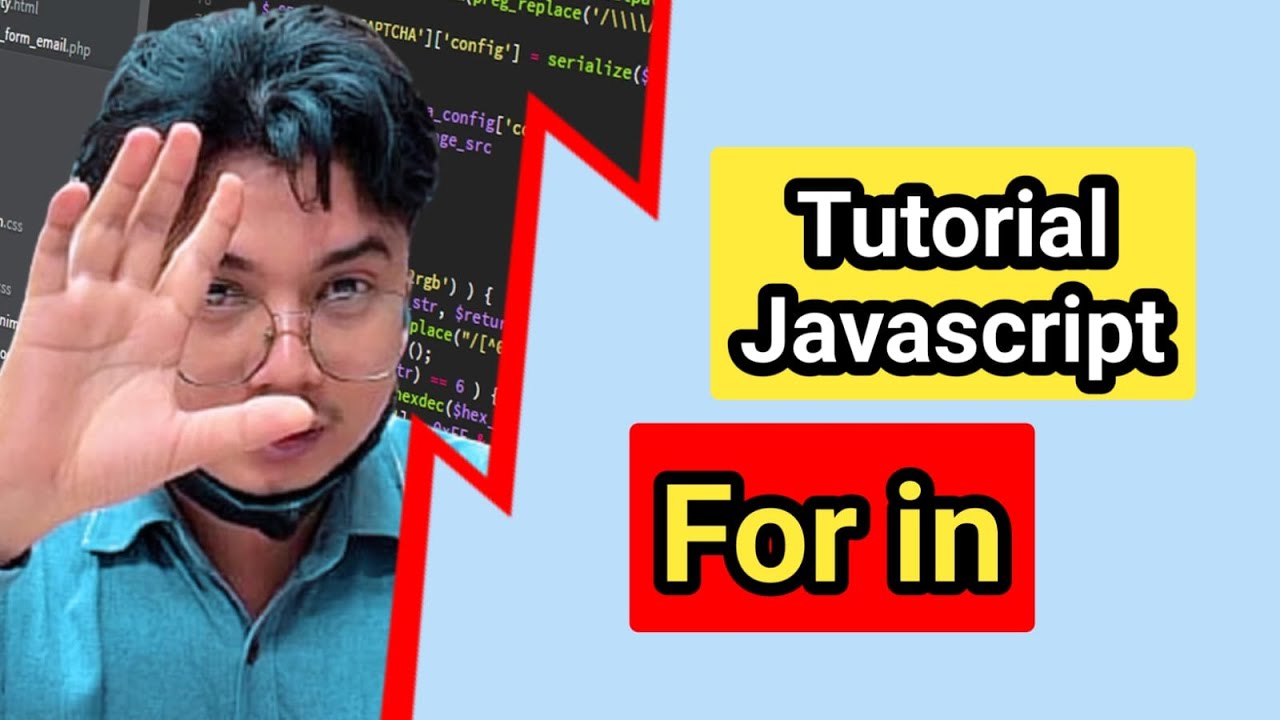 Perulangan for in pada javascript - YouTube