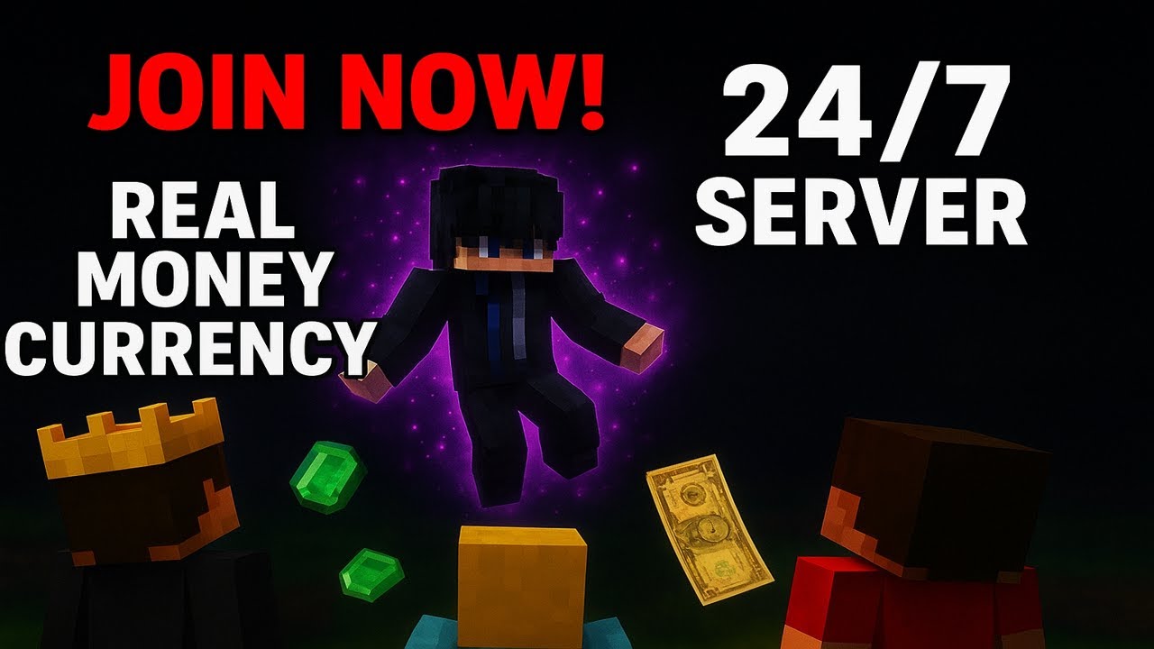 Minecraft Server with Real Money Curency+powers - YouTube