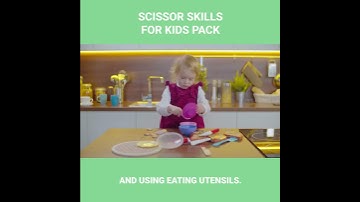 *NEW* Scissor Skills For Kids / Teaching kids how to cut safely *NEW*