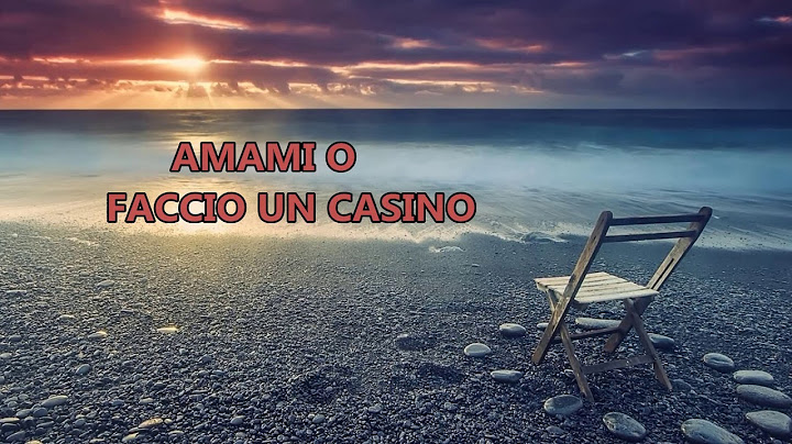 COEZ- FACCIO UN CASINO TESTO