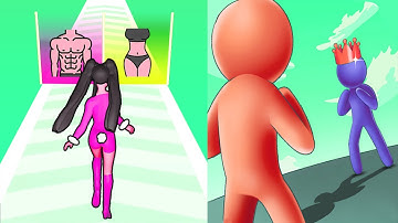 ⭐BUILD A QUEEN vs GIANT RUSH!⏫ Gameplay Levels⭐