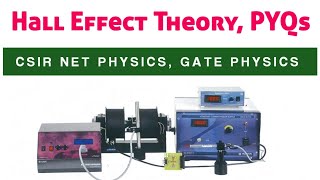 Hall Effect CSIR NET Physics Theory and Previous Year Solutions Solid State Physics