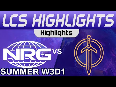 NRG vs GG Highlights LCS Summer Season 2023 W3D1 NRG vs Golden Guardians by Onivia