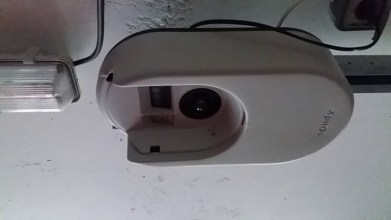 Pb moteur Somfy porte de garage YouTube