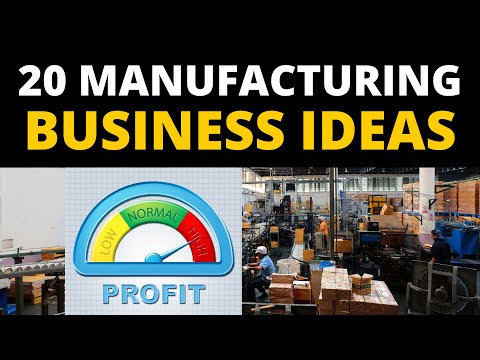 20 Manufacturing Business Ideas to Start a Business in 2021