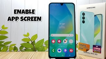 How to Enable App Drawer/App Screen on Samsung Galaxy A16 5G