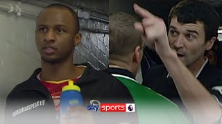 Celebrity Keane and Vieira CLASH in the tunnel! | Arsenal 2-4 Man Utd | Premier League Vault Profile