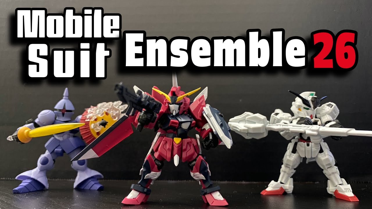 Mobile Suit Ensemble 26 Full Set Review - YouTube