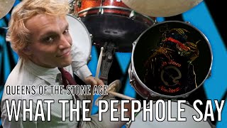 Queens Of The Stone Age - What The Peephole Say | Office Drummer [First Time Hearing]