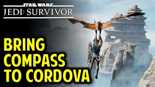 Bring Compass to Cordova on Jedah | Return to Mantis from Observatory | Star Wars Jedi: Survivor screenshot 2