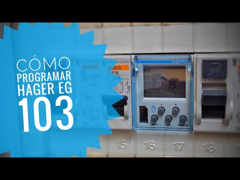 HOW TO program HAGER EG 103