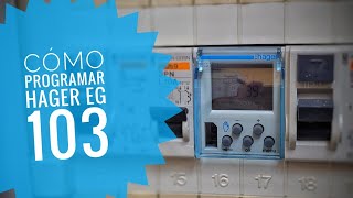CÓMO programar HAGER EG 103