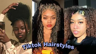 TIKTOK TRENDY HAIRSTYLES PT2 ✨⚡