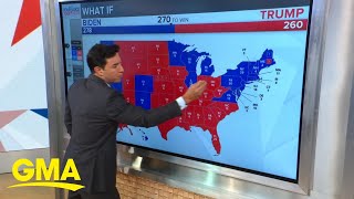 Battleground by the numbers and possible outlook for Trump, Biden l GMA