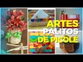 IDEIAS INCRIVELMENTE SIMPLES COM PALITOS DE PICOLÉ | ARTESANATO COM PALITOS DE SORVETE