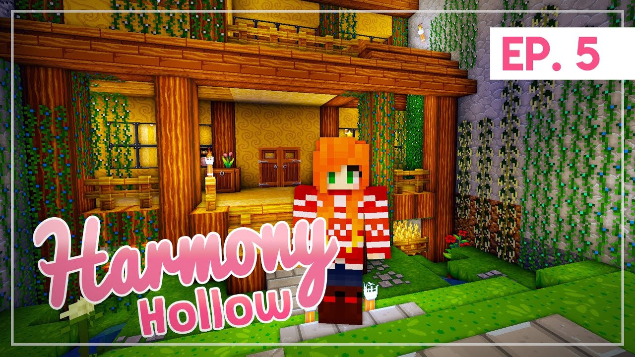 "NEW HOUSE AND PRESENTS"  Minecraft: Harmony Hollow - Ep 