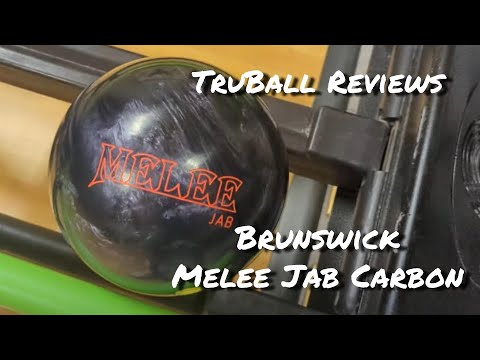 MELEE JAB カーボン Brunswick Melee Jab Carbon Bowling Ball Review | TruBall