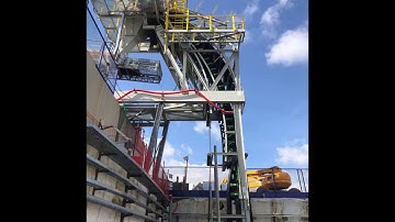 DSI Sandwich Belt high angle conveyor for Paris Metro Tunneling Project