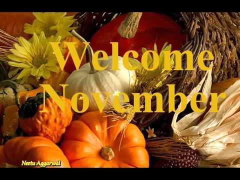 Hello Welcome November Greetings/Quotes/Sms/Wishes/Saying/E-Card