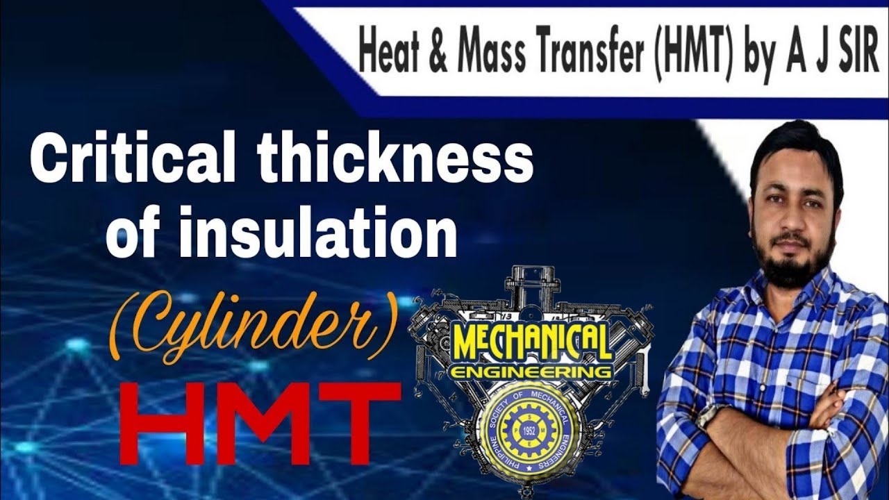 Critical Thickness of Insulation for Cylinder || Heat and Mass Transfer || Mechanical Engineering
