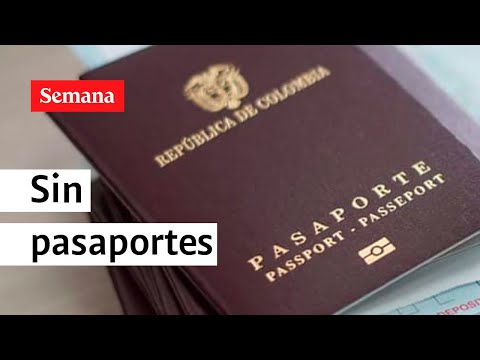 Largas filas para tramitar el pasaporte | Semana noticias
