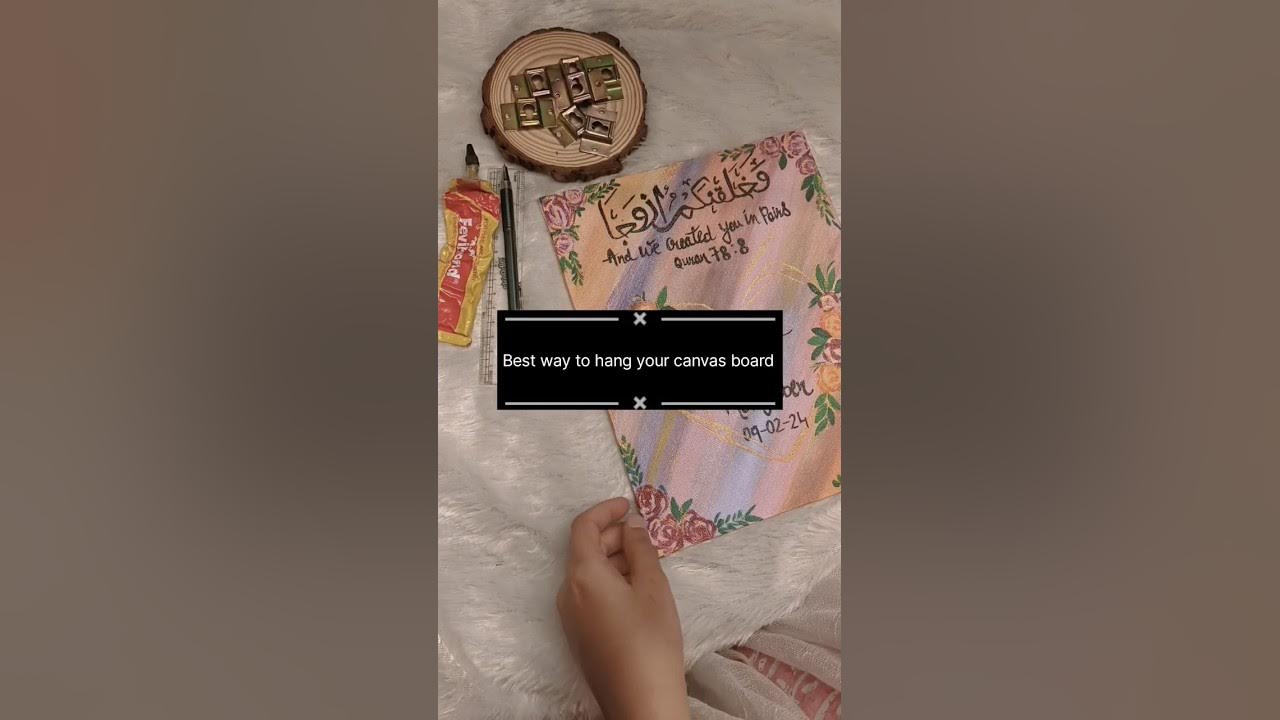 Best Way To Hang Canvas Board canvasboard easytrick zebanomani best-way-to-hang-canvas-board-canvasboard-easytrick-zebanomani